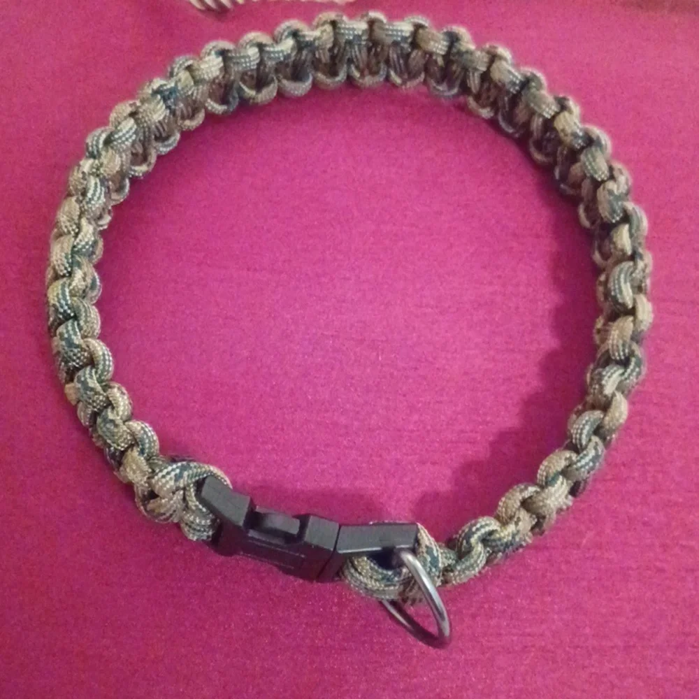 Dog Collar paracord handmade NWOT